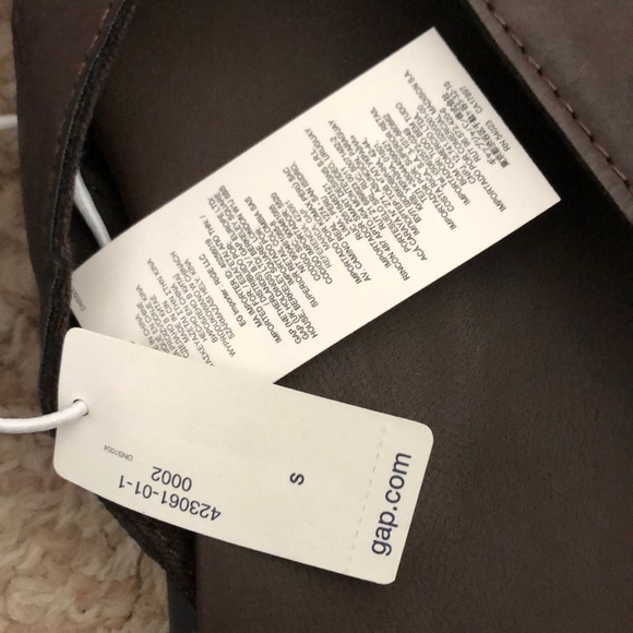 Men’s GAP leather flip flops - Picture 3 of 8